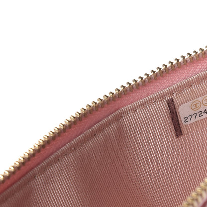 Chanel Iridescent Caviar Quilted Classic iPhone Pouch Rose Pink 7 of 8