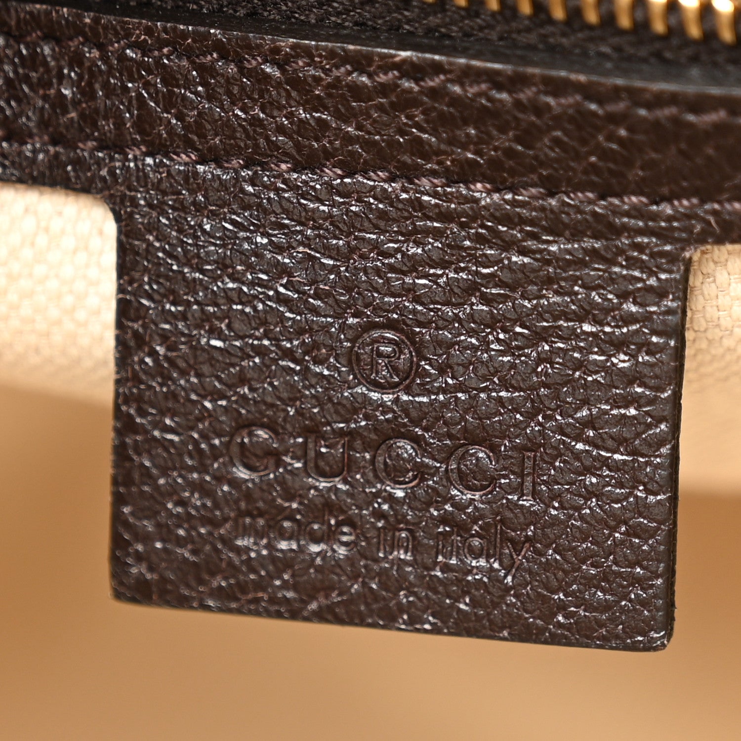 Gucci Monogram Vintage Web Medium Webby Bee Boston Dark Brown 6 of 10