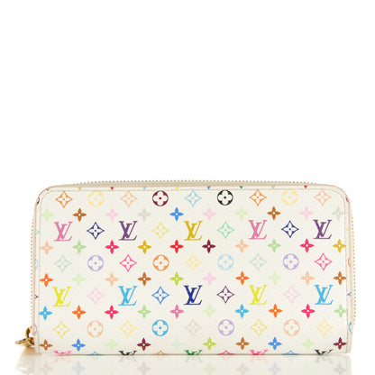 Louis Vuitton Monogram Multicolor Zippy Wallet White Litchi 1 of 7