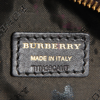 Burberry Haymarket Check Adeline Foldover Clutch Brown 8 of 8