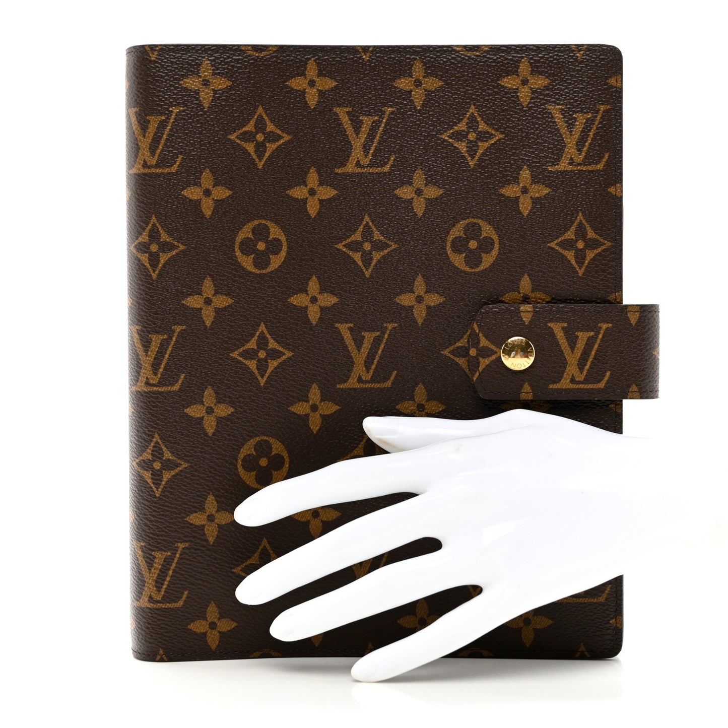 Monogram Large Ring Agenda Cover