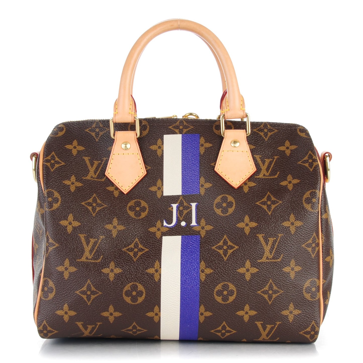 Monogram My LV Heritage Speedy Bandouliere 25 Ivory Violet