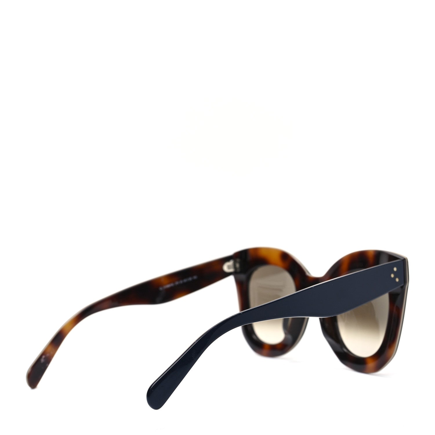 Celine Sunglasses CL 41098/F/S Blue Havana 4 of 7
