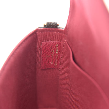 Louis Vuitton Monogram Pochette Felicie Chain Wallet Fuchsia 7 of 12