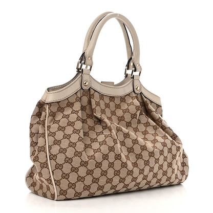 Gucci Monogram Medium Sukey Tote Off White 3 of 10