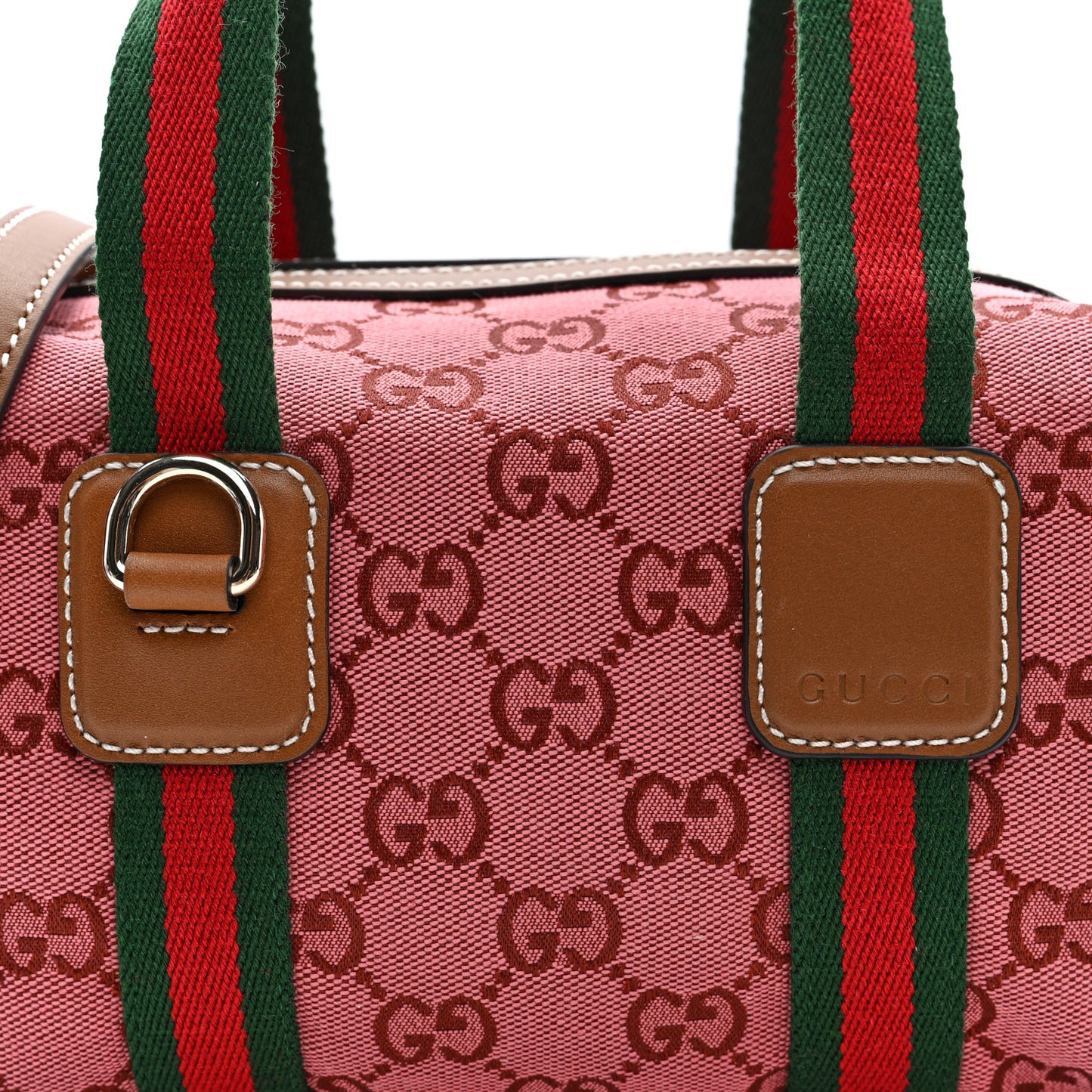 GG Supreme Web Mini GG Top Handle Bag Pink Beige