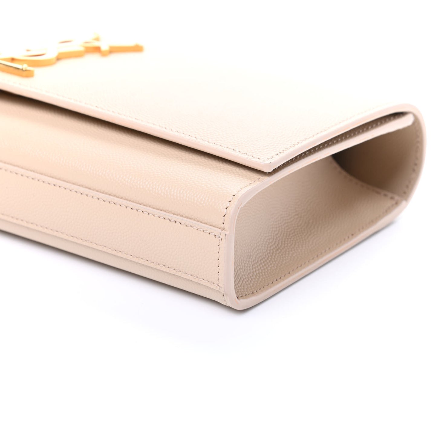 Grain De Poudre Classic Monogram Cassandre Clutch Nude