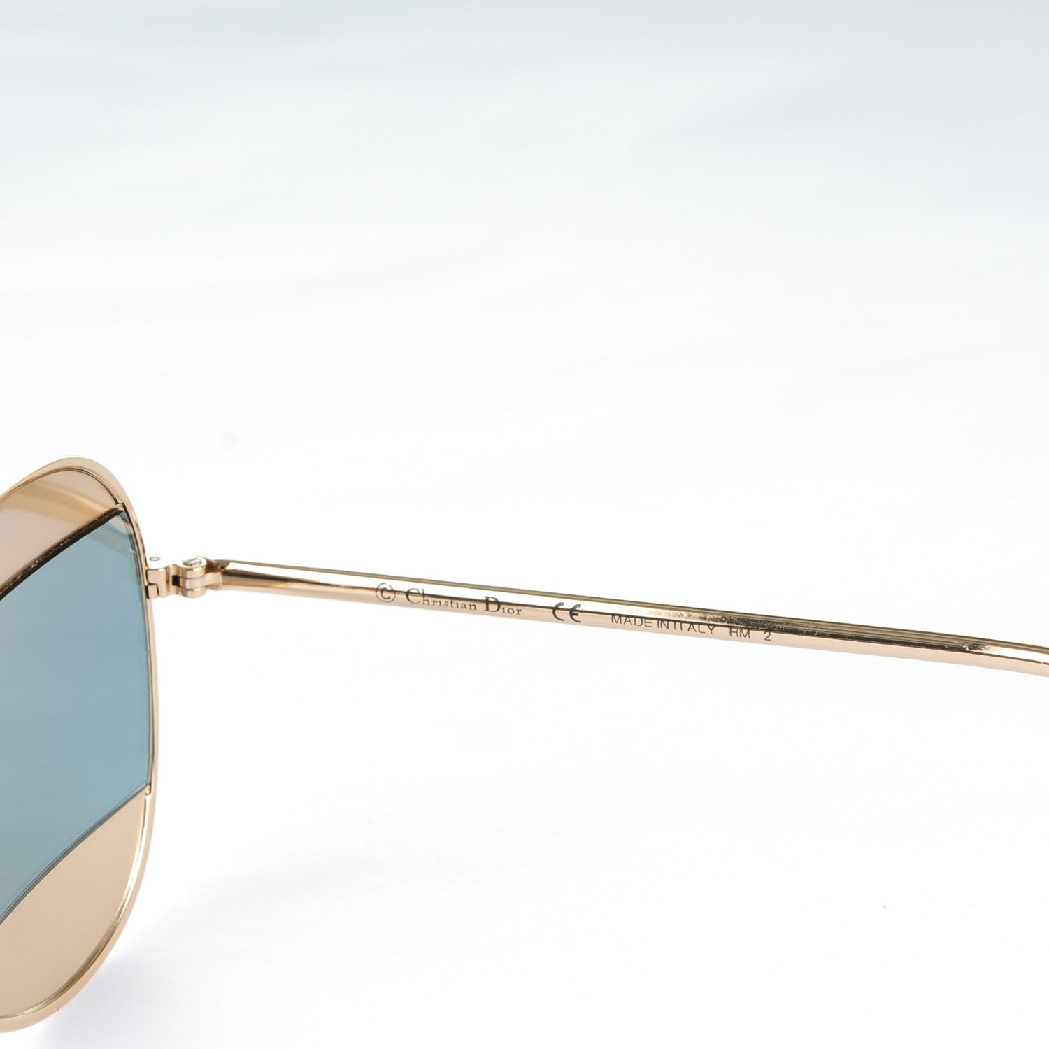 Christian Dior Split 1 Aviator Sunglasses Rose Gold 5 of 6