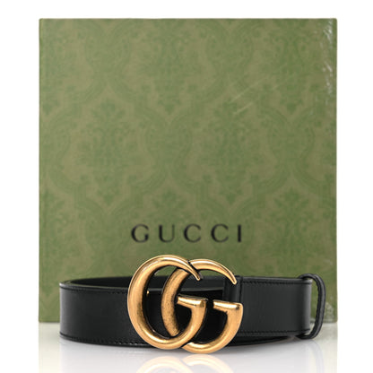 Gucci Calfskin Double G 30mm Belt 90 36 Black 9 of 9