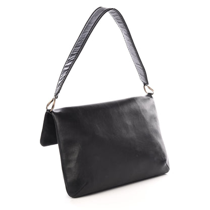 Chanel Calfskin Square Stitched Mademoiselle Shoulder Bag Black 2 of 9