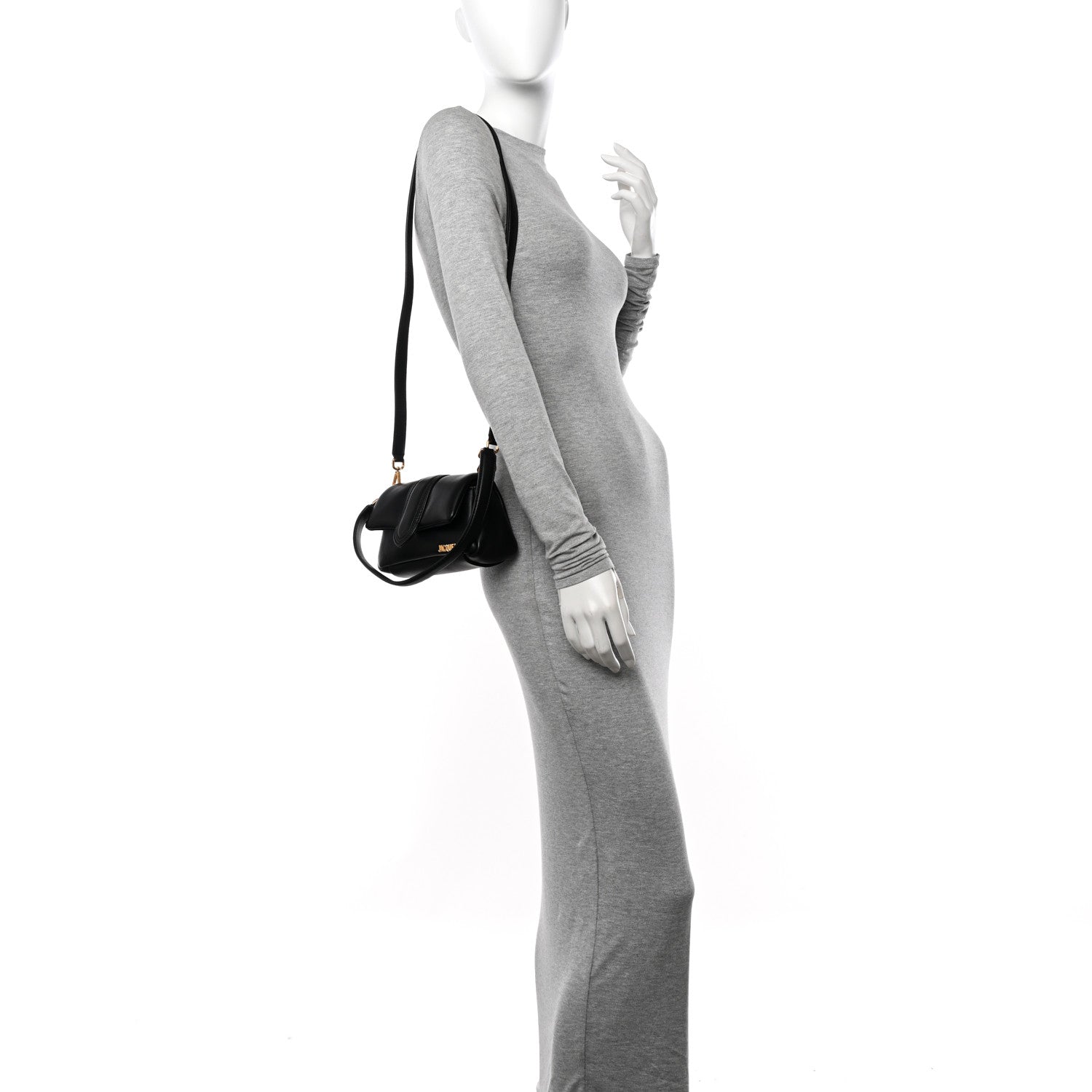 Jacquemus Padded Lambskin Le Petit Bambimou Black 2 of 10