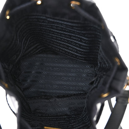 Prada Re-Nylon Saffiano Mini Re-Edition 1978 Bucket Bag Navy 5 of 9