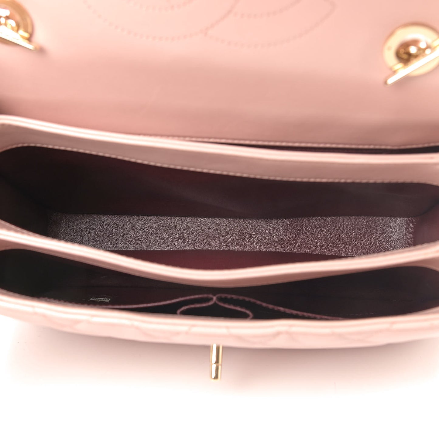 Lambskin Quilted Medium Trendy CC Flap Dual Handle Bag Pink