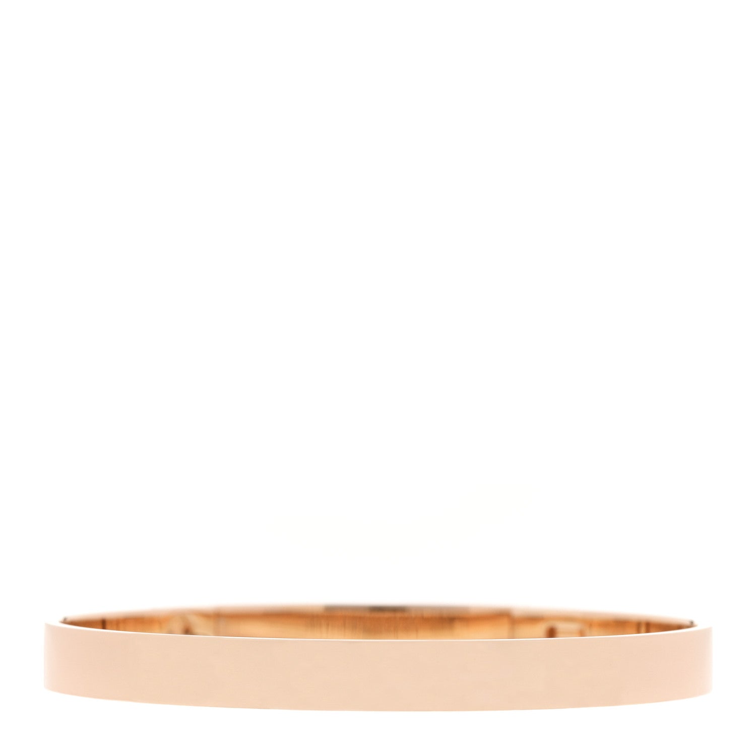 Hermes 18K Rose Gold Diamond PM Collier De Chien Bracelet SH 2 of 3