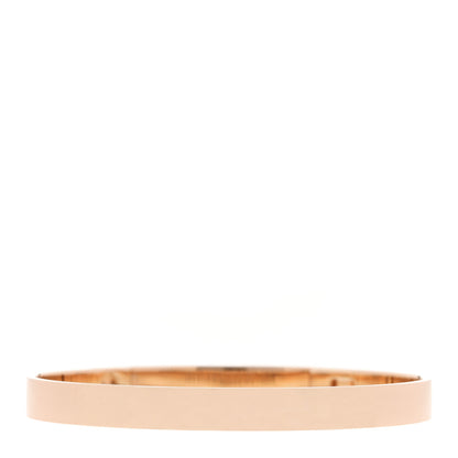 Hermes 18K Rose Gold Diamond PM Collier De Chien Bracelet SH 2 of 3