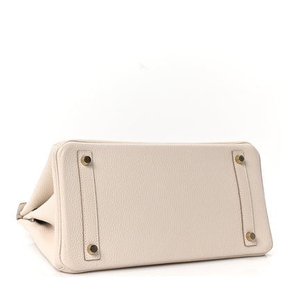 Hermes Togo Birkin 30 Craie 4 of 10