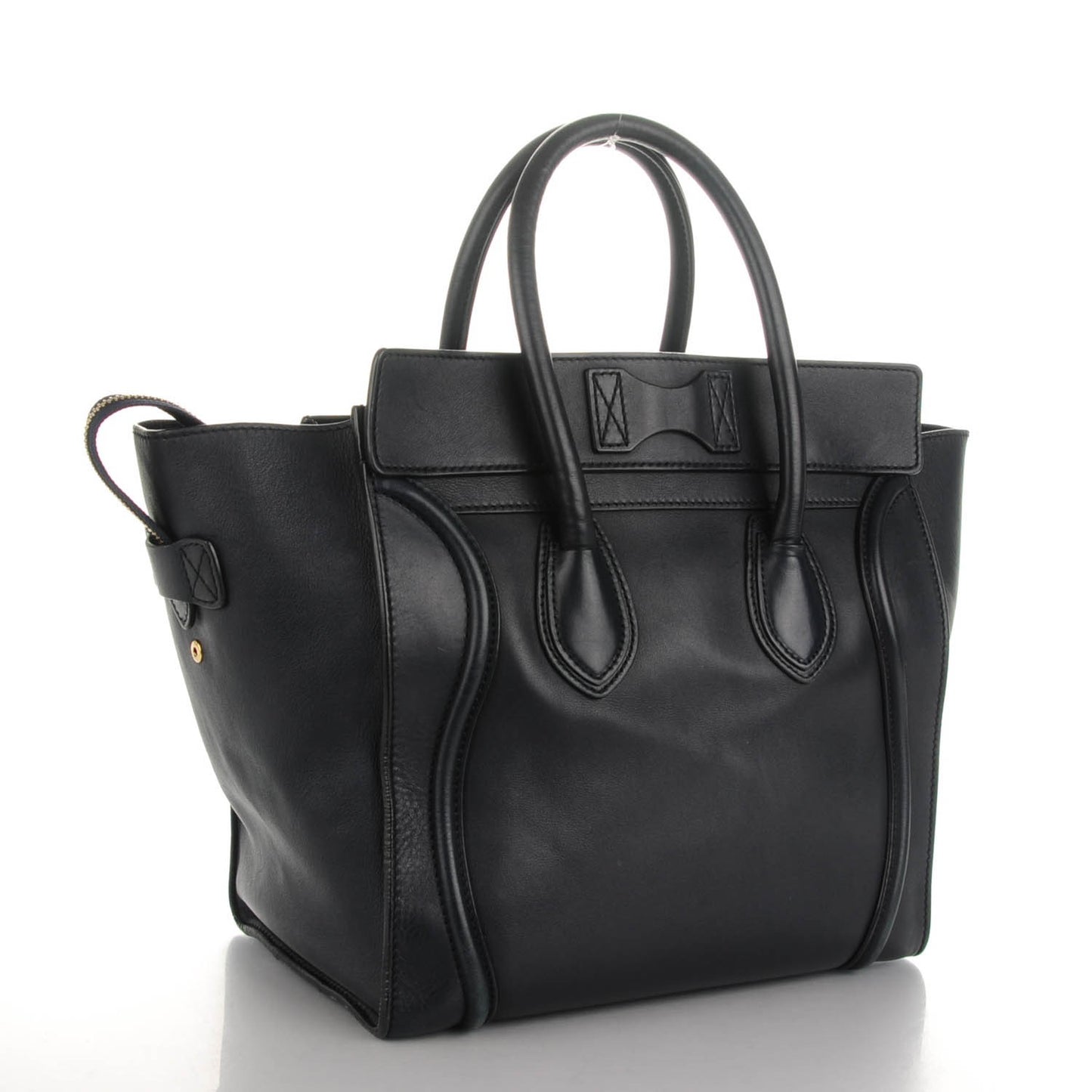 Smooth Calfskin Mini Luggage Navy Blue