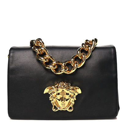 Versace Nappa Palazzo Sultan Shoulder Bag Black 1 of 9