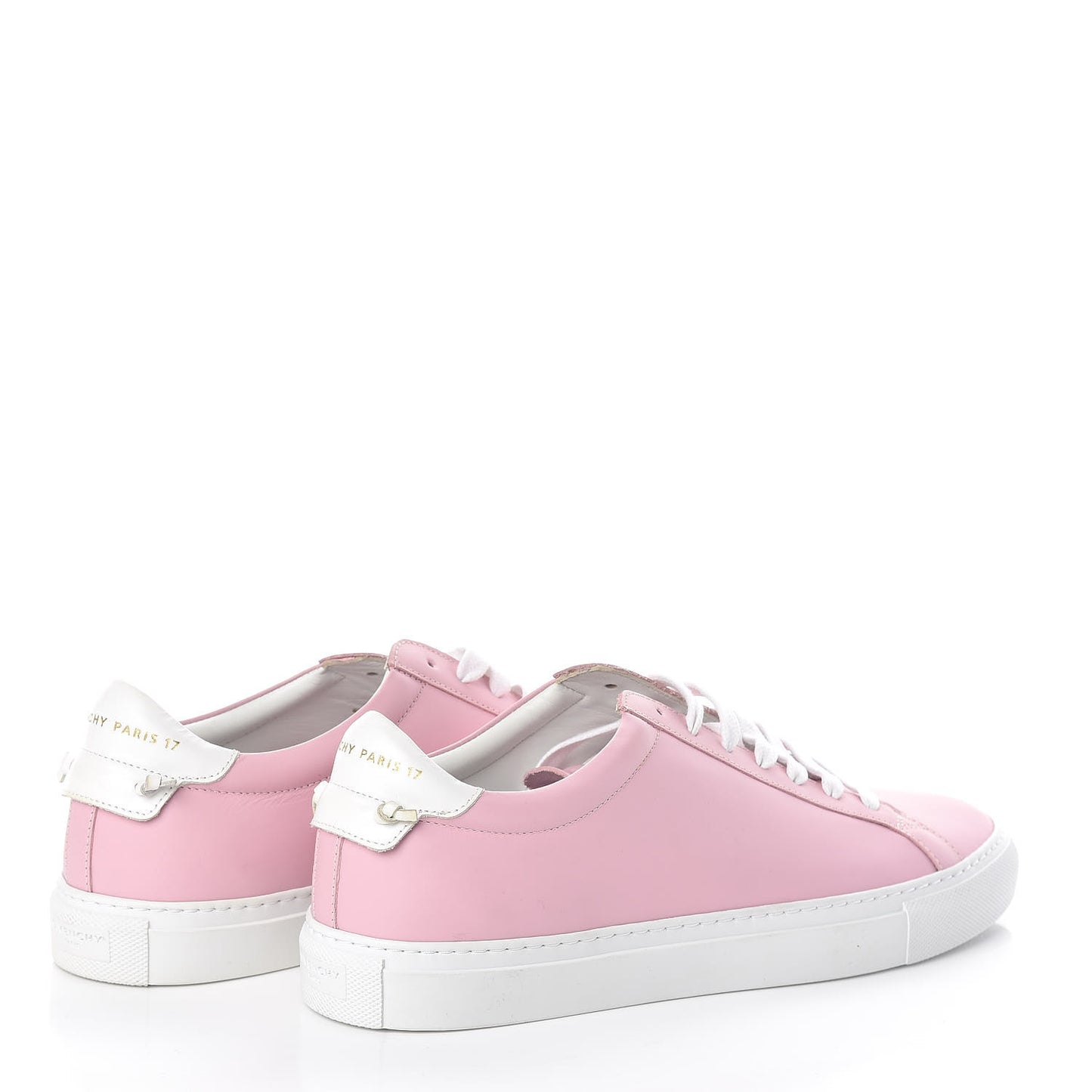 Calfskin Womens Urban Street Sneakers 40.5 Pink
