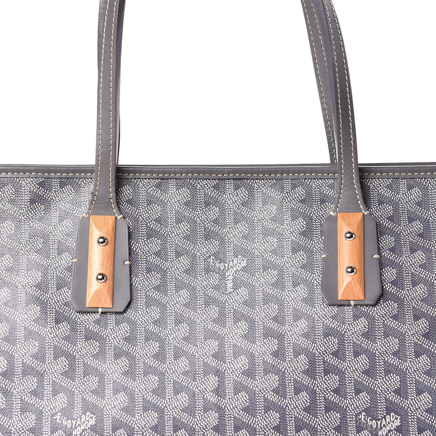 Goyardine Marquises Tote Grey