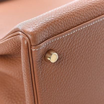Hermes Togo Kelly Retourne 32 Gold 32 of 36