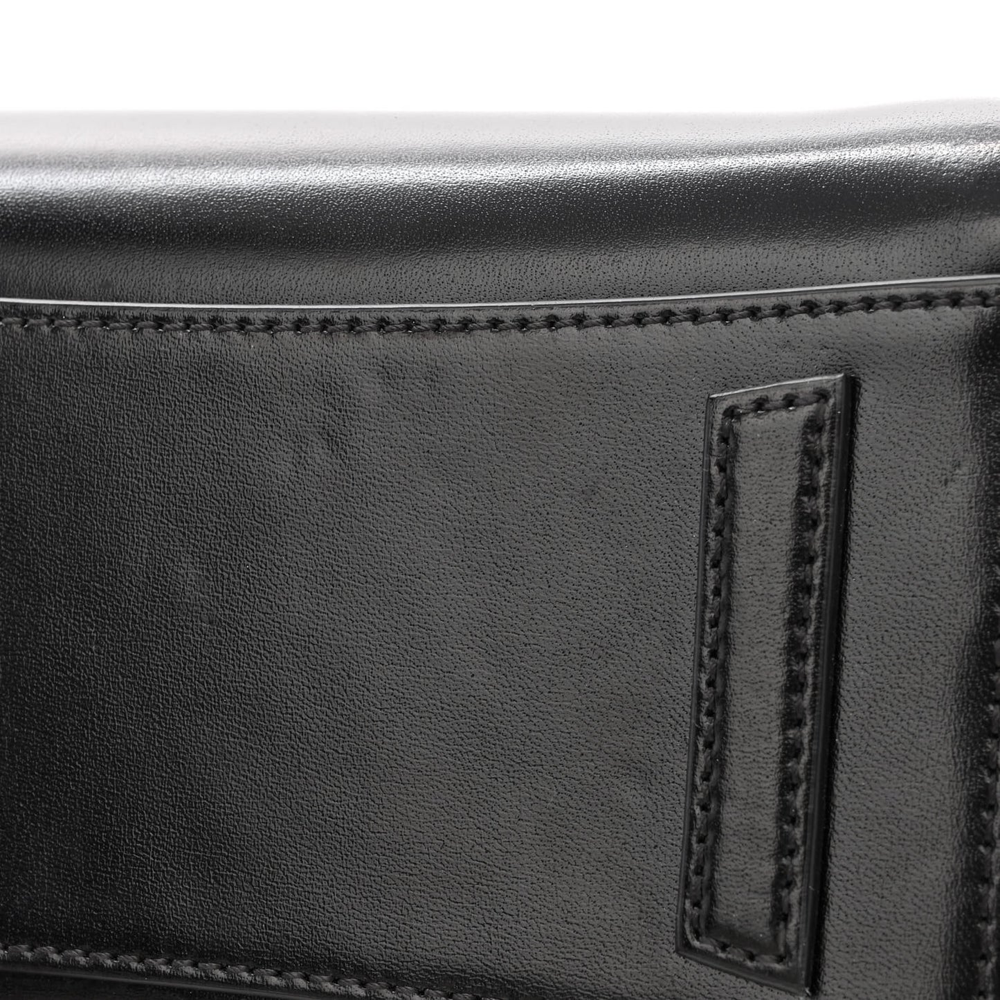 Shiny Lord Calfskin Mini Antigona Black