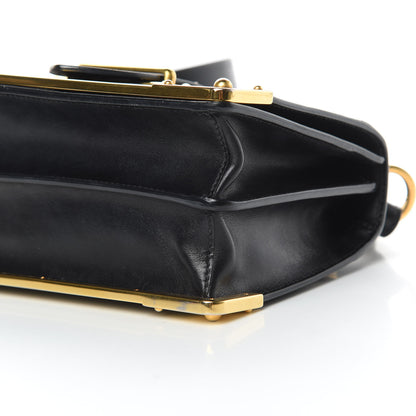 Prada City Calf Saffiano Cahier Bag Black 10 of 10