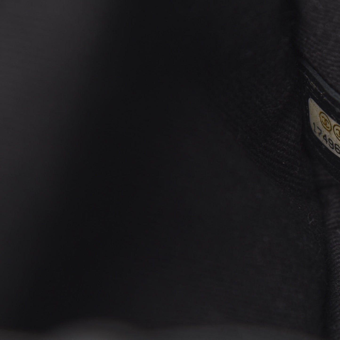 Metallic Perforated Calfskin Small Up In The Air Flap Black