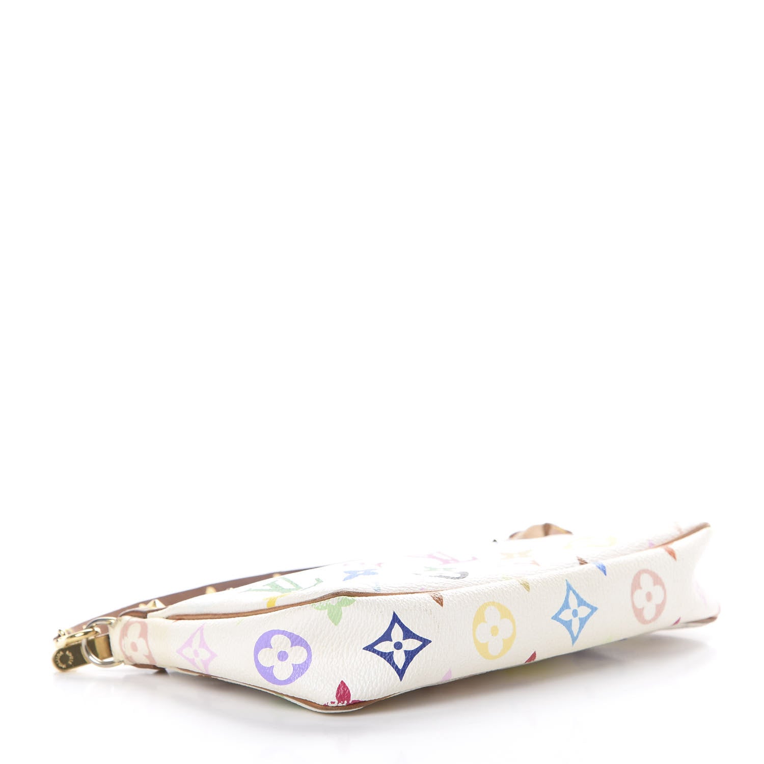 Louis Vuitton Monogram Multicolor Pochette Accessories White 3 of 11