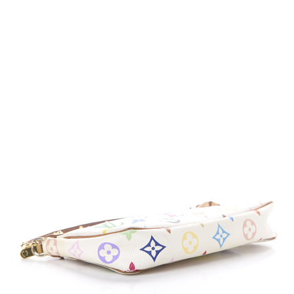 Louis Vuitton Monogram Multicolor Pochette Accessories White 3 of 11