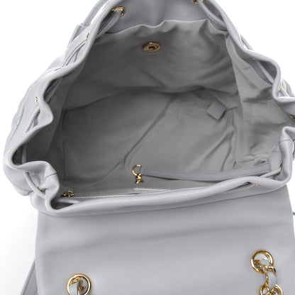 Chanel Lambskin Quilted Large Urban Spirit Backpack Grey 5 of 8