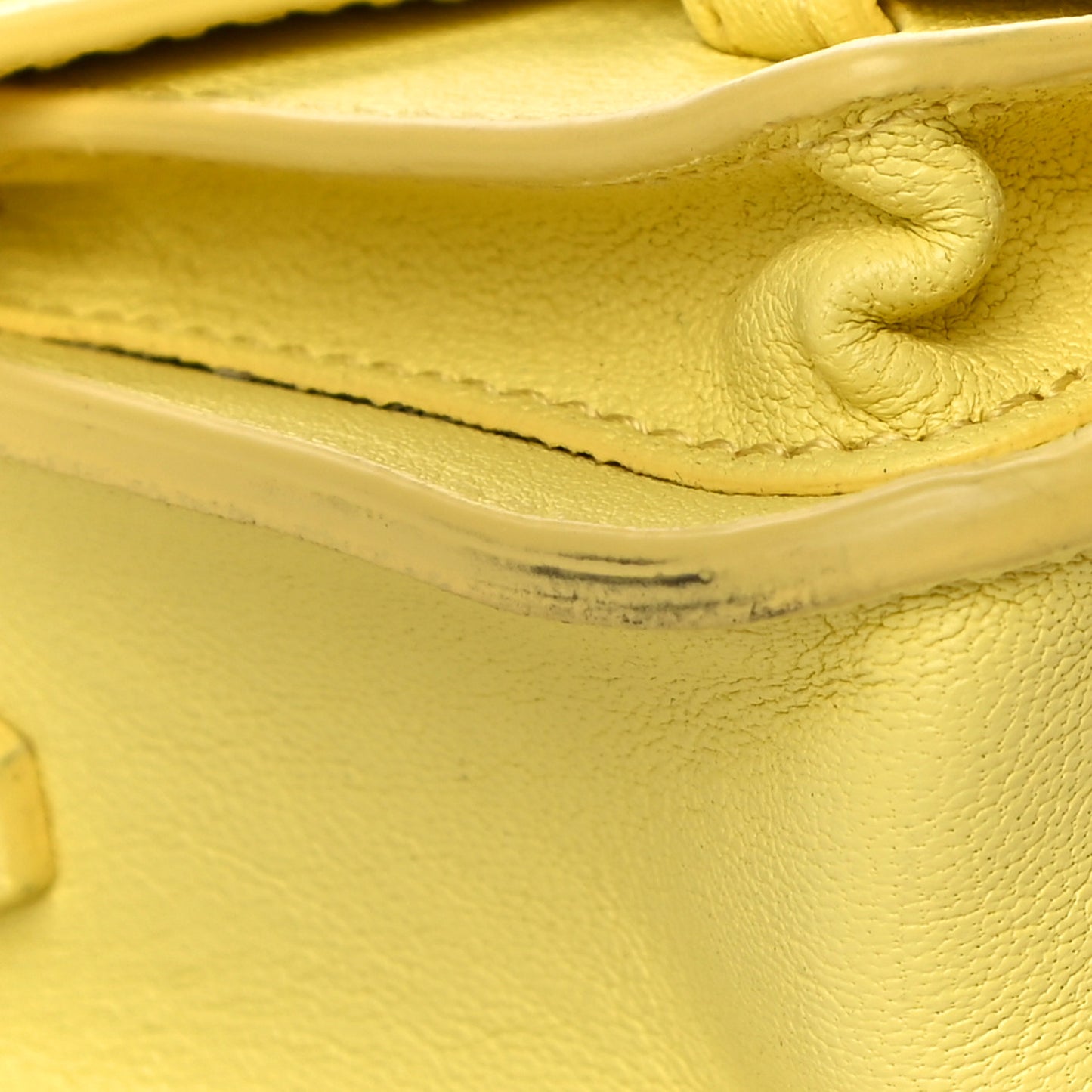 Lambskin Micro PS1 Satchel Canary Yellow