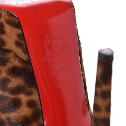 Christian Louboutin Calf Hair Leopard Bianca 140 Pumps 40.5 Leopard 6 of 14