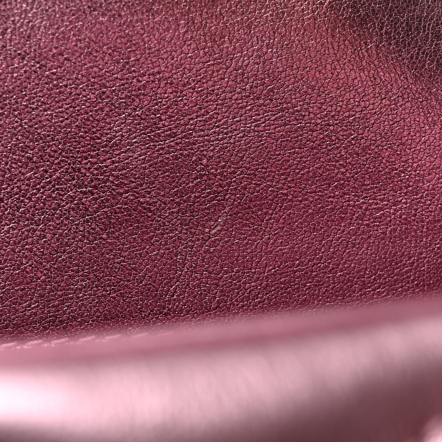 Metallic Lambskin Quilted Sade Puffer Envelope Clutch New Azalea