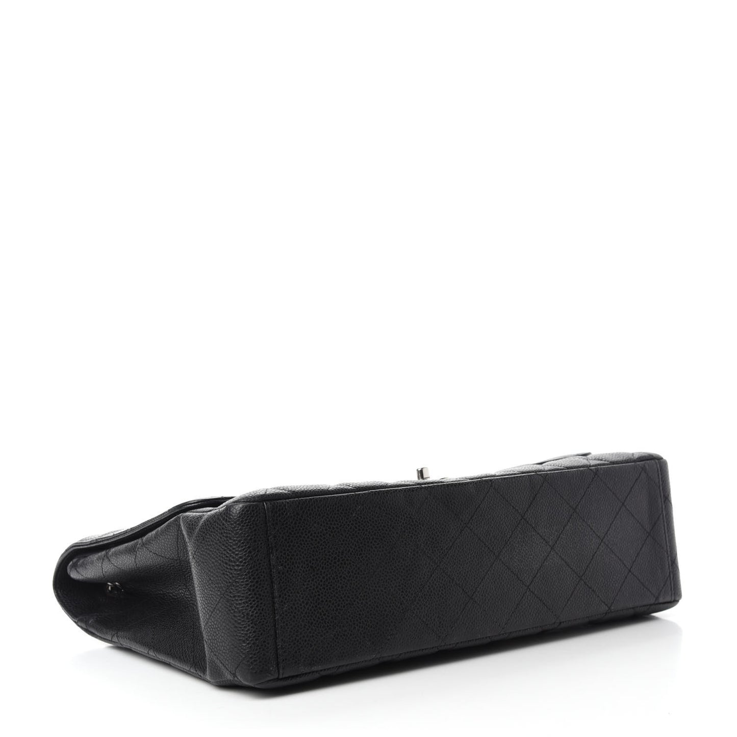 Caviar Quilted Maxi Single Flap Black