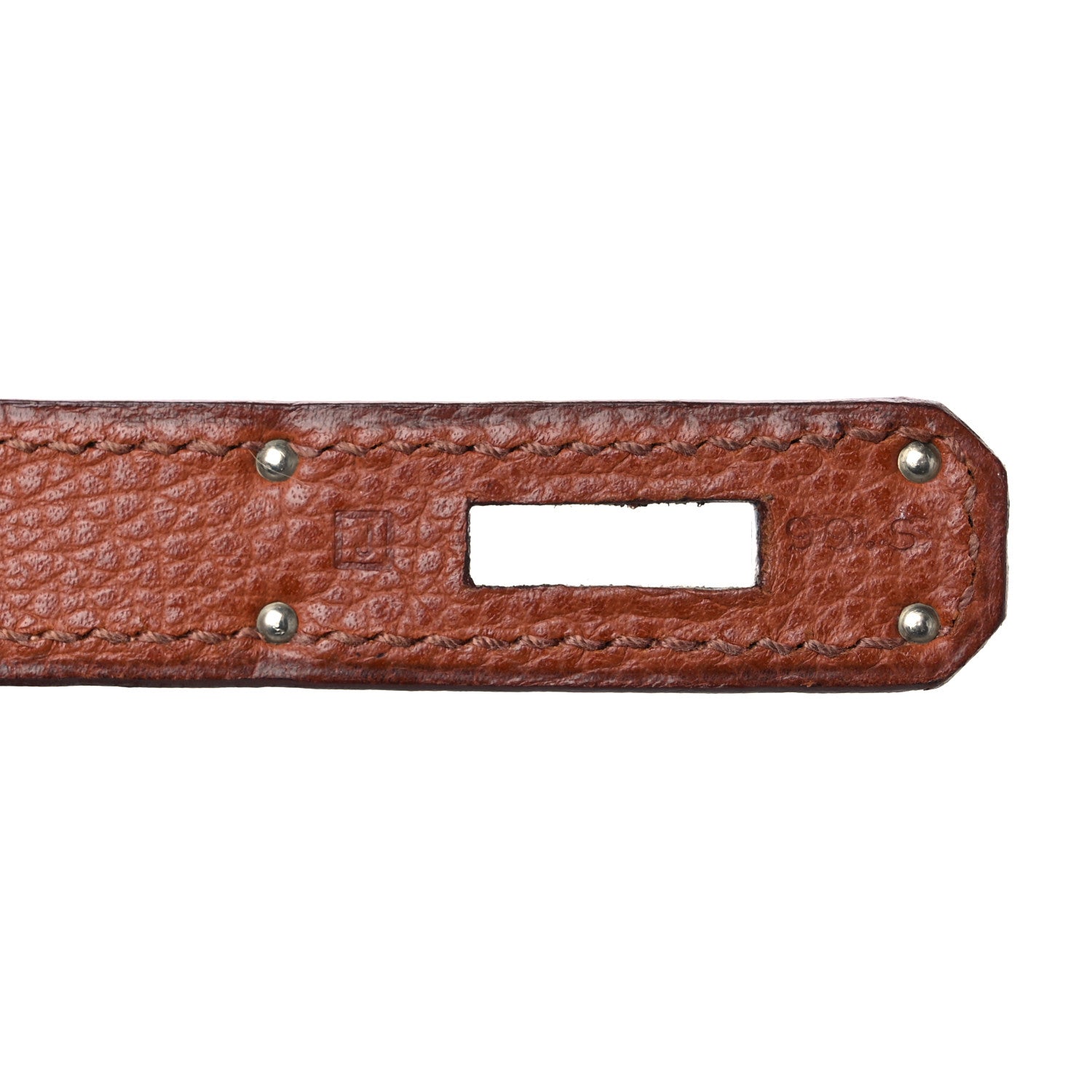 Hermes Vache Liegee Kelly Sellier 35 Noisette 7 of 13