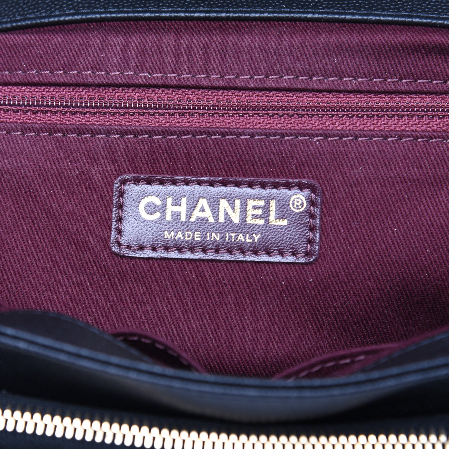 Caviar Quilted Mini Business Affinity Flap Black