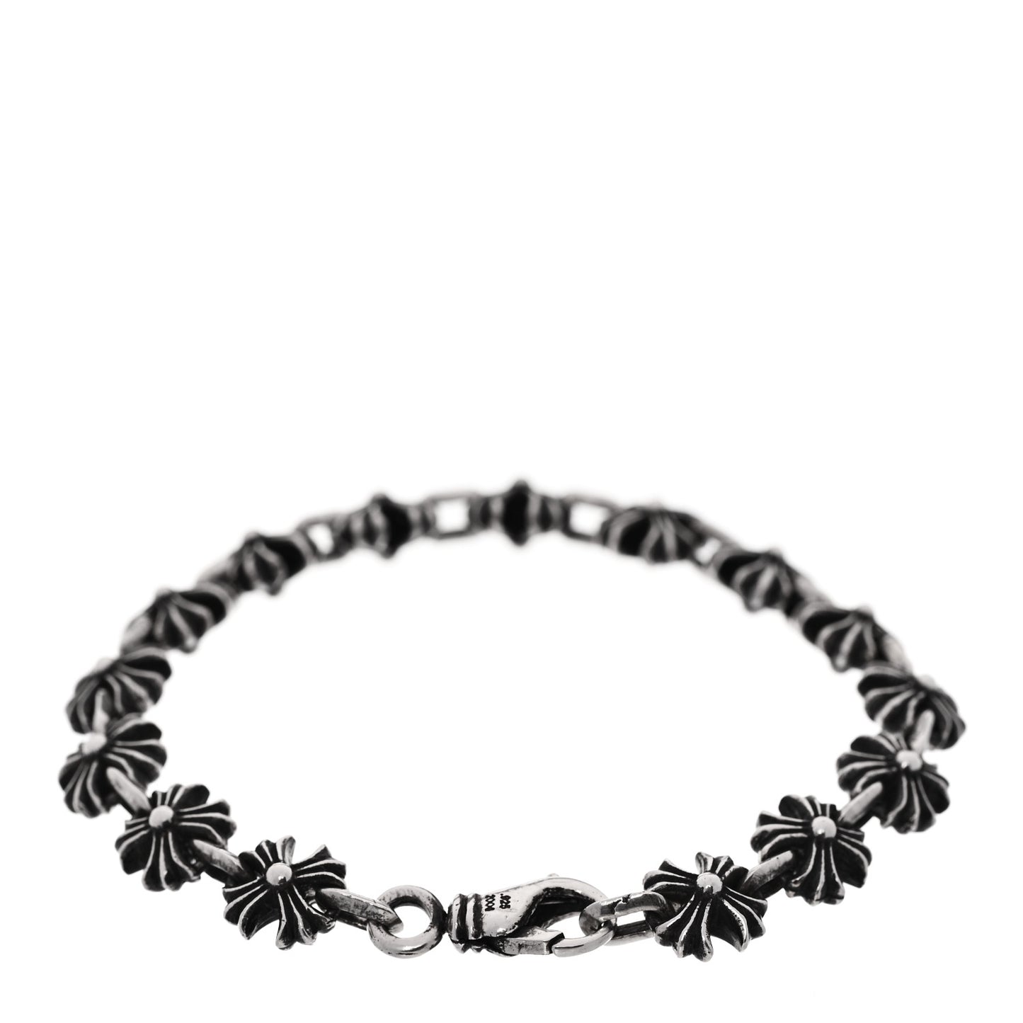 Sterling Silver Maltese Cross Bracelet