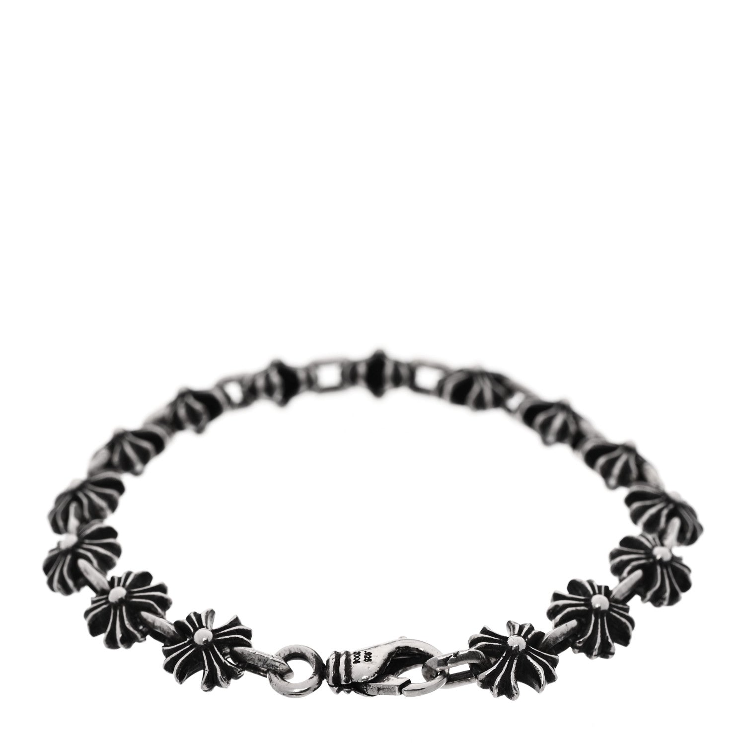 Chrome Hearts Sterling Silver Maltese Cross Bracelet 2 of 4