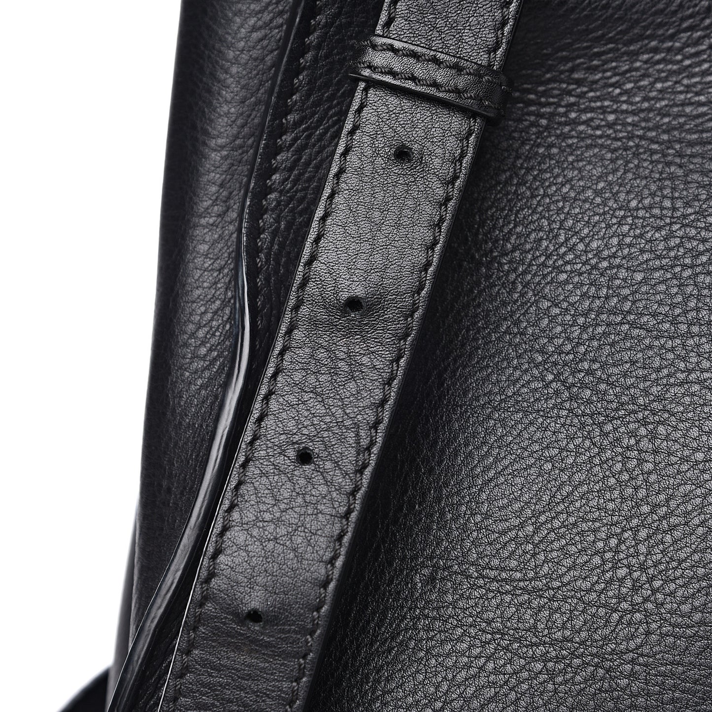 Vitello Seta Shiny Nappa Medium Peekaboo Iconic Satchel Black