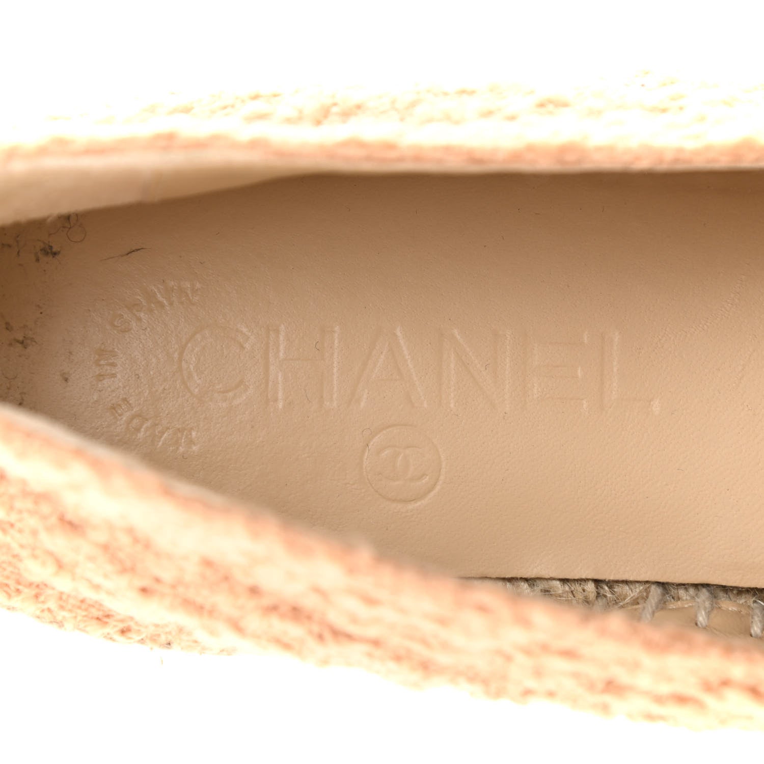 Chanel Tweed Grosgrain CC Espadrilles 39 11 of 24