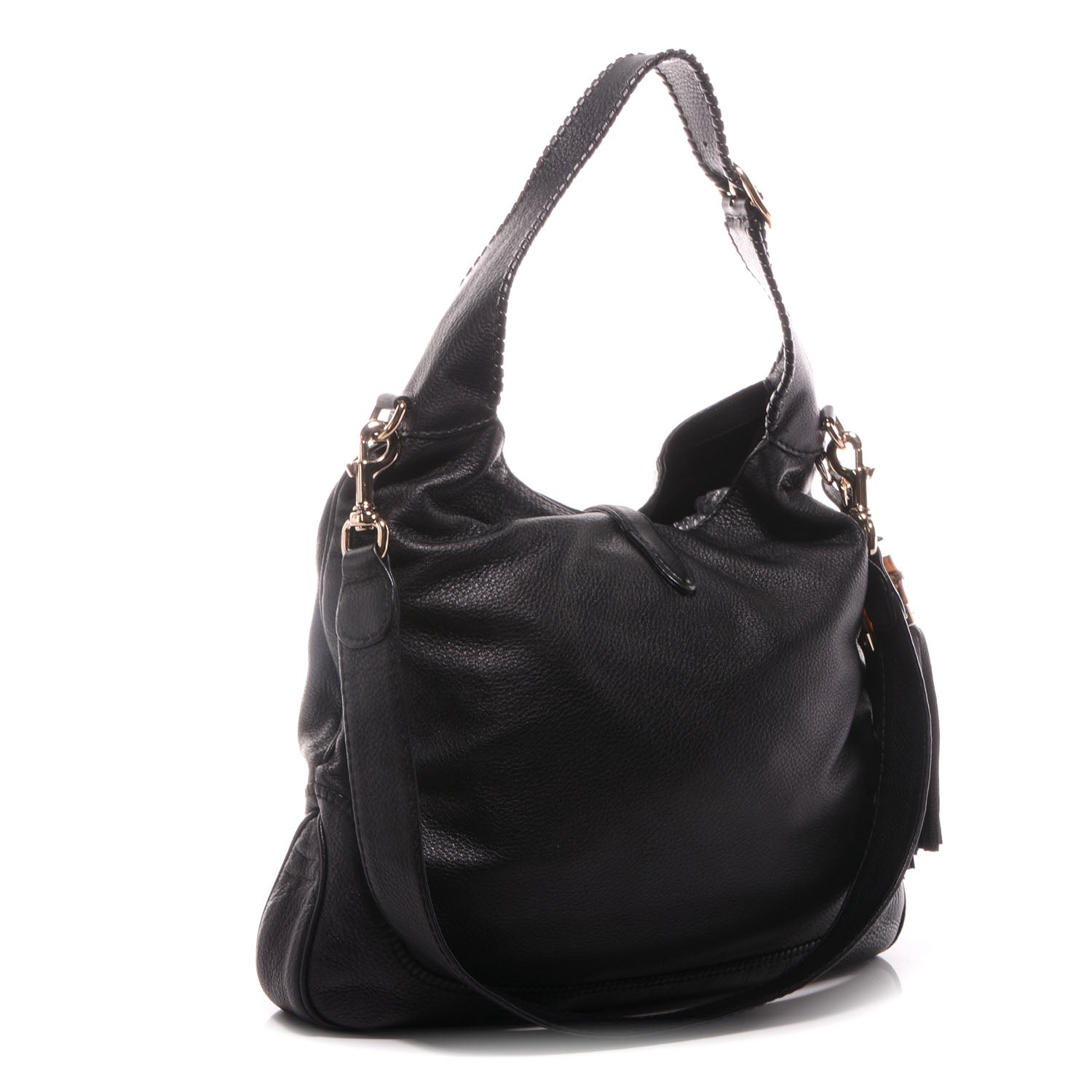 Gucci Calfskin Large New Jackie Hobo Black 3 of 7