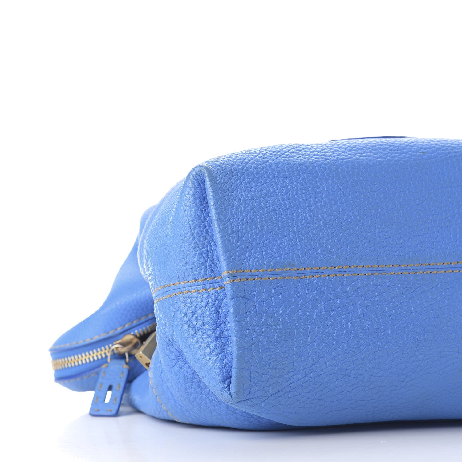 Fendi Calfskin Romano Selleria 2Bag Blue 7 of 9