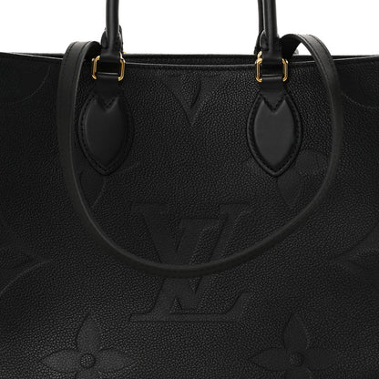 Louis Vuitton Empreinte Monogram Giant OnTheGo MM Black 7 of 11