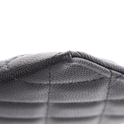 Chanel Caviar Quilted Classic Zip Pouch Black 9 of 9