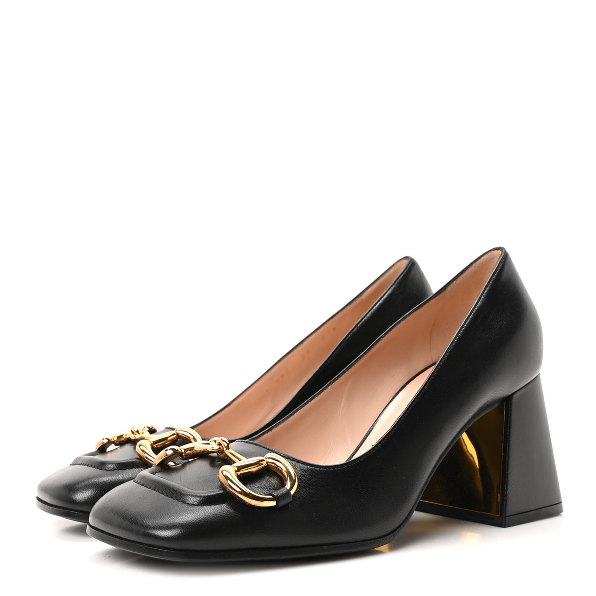 Gucci Malaga Kid Horsebit 75mm Pumps 38 Black 4 of 10