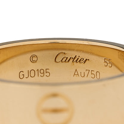 Cartier 18K Yellow Gold 5.5mm LOVE Ring 55 7.25 4 of 4