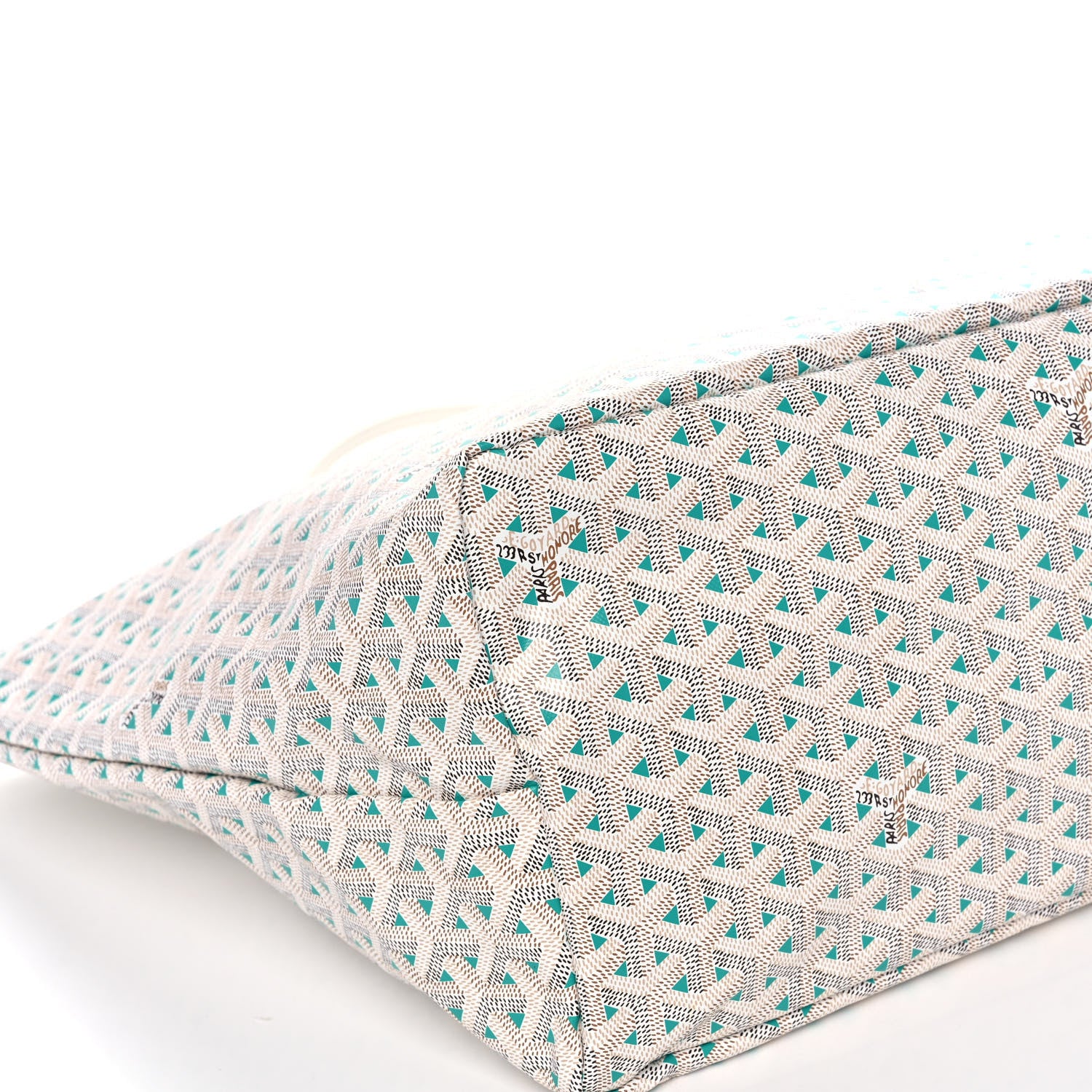 Goyard Goyardine Saint Louis Claire Voie GM White Opaline 10 of 13
