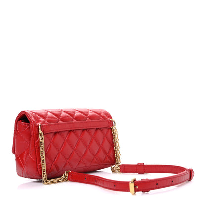 Chanel Aged Calfskin Quilted 2.55 Reissue Flap Belt Bag Red 3 of 10