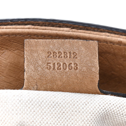 Gucci Ostrich Medium Bamboo Buckle Tote Tan 9 of 9